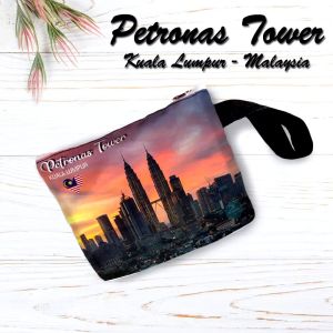 ALVYSTREET - Dompet Pouch Motif Malaysia - Kuala Lumpur | Dompet Souvenir Malaysia - Kuala Lumpur | Tanpa Watermark | Grosir | 20