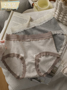 Retro Court Style Soft A-Line Baby Cotton Pajama Pants Lace Trimmed Ballet Pure Desire Womens Mid-Waist Shorts