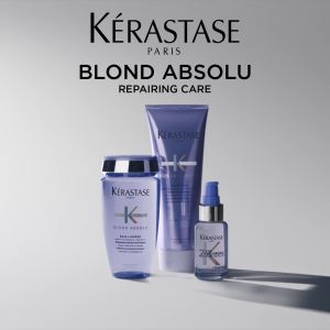 Kerastase Blond Absolu Cicaflash 250ml Conditioner for Bleached Hair - Kondisioner untuk Rambut Bleached - Mengandung Hyaluronic Acid