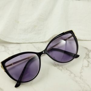 Viendo Kacamata Photocromic Minus Anti Radiasi Blueray Wanita Frame Cat Eye Fashion 2 in 1 Bluecromic Potocromic Fotocromic UV400 Antiradiasi Kecamata Sinar Matahari Kaca Mata Optik Komputer HP