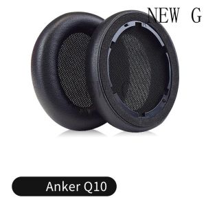 ใหม่-แผ่นเกียร์สำหรับ Anker Soundcore Life Q20 Q30 Q35ชุดหูฟัง Gamer เปลี่ยนหูฟังหน่วยความจำโฟมแผ่นรองหูฟังโฟมแผ่นรองหูฟังปก