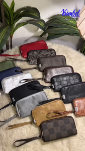 KIMBEL RAFA POUCH Wristlet Wallet (Long) Leatherette