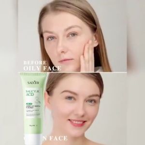 【BUY 1 TAKE 1】Salicylic Acid Refreshing Cleanser: Controls Oil And Fights Acne. Gently Cleanses And Brightens Skin Tone Fades Dark Spots Removes Blackheads Shrinks Pores And Deeply Cleanses. 100g