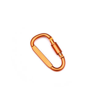 10pcs/pack 8cm Colorful Aluminum Alloy Outdoor Camping Tactical Quick Hanger Buckle D-shaped Carabiner Keychain Clip Snap Hook