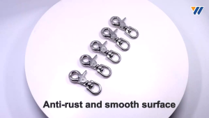 Secure Spring Trigger Snap Hooks 65mm Swivel Stainless Steel For Chains Belting Accessories