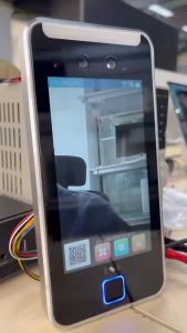 Biometric Time Card Attendance Machine Office Fingerprint Time Attendance Recorder Face Recognition Attendance Machine ID Card Attendance Machine 200W Dual Camera Easy to Operate