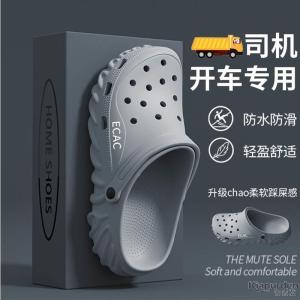 Mens 2025 New Anti-Slip Anti-Odor Beach Casual Thick Bottom Summer Outdoor Driving Sandals Comfortable Breathable Slip-On Shoes