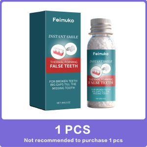 Denture Adhesive Gel Comfortable Fit Flexible Material Temporary Tooth Repair Kit DIY Denture Care Missing Tooth Filler Denture