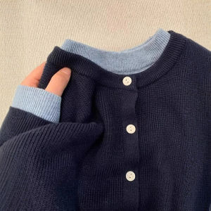 DUOFEIYAN | Áo Sweater Knit Thiết Kế Thoáng Mát cho Nữ