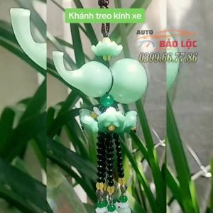 Khánh Treo Xe Phong Thủy Mặt Dây Chuyền Ngọc Bội - Khánh Quan Âm - Phật Di Lặc Trang Trí Ô Tô Phòng Làm Việc