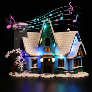 [READY-STOCK] Light Kit 10293 Creator Expert Santa’s Visit