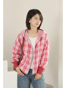 WUSEWUWEI | Casual Cotton Blouse with Hood