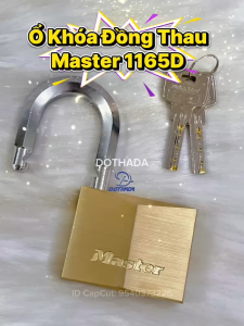 [Hỏa tốc HCM] KHÓA CHỐNG CẮT THÂN ĐỒNG 60MM MASTER LOCK 1165EURD - Hàng chính hãng