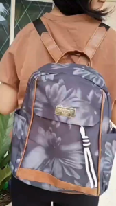 HANAMI Tas Ransel TA1168B5 Hatsune Bunga Cantik Kekinian Elegant Simpel Motif
