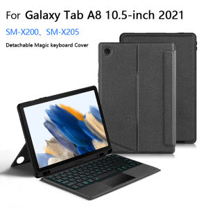 Touchpad Keyboard For Samsung Galaxy Tab A8 10.5" 2021 SM-X200 SM-X205 Case Tab A8 10.5 Inch Detachable Magic Keyboard Cover