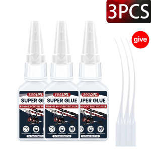 LOOLIFL | LOOLIFL Universal Super Glue 20g Cyanoacrylate Extra Strong Fast Drying Instant Adhesive for Plastic Metal Rubber Ceramic DIY