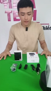 Micro và loa trợ giảng K3 kết nối không dây cài áo sử dụng dạy học họp văn phòng mang lại âm thanh chân thực