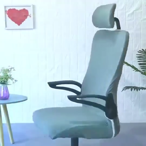 Elastic waterproof chair cover - for office chair and gaming chair with headrest - machine washable