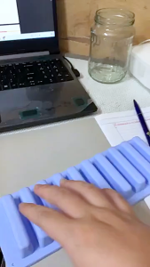 10 Cavities Ice Cube Tray Silicone  Long Finger Cake Molds Reusable Mold Flexible Heat-resistant DIY Baking Tools Non-stick Easy Release Biscuit Silicone Mold for Baking Kitchen Gadgets