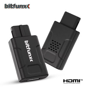 Bitfunx Mini 720P 1080P HDMI™ Adapter 16:9/4:3 Auto S-Video Composite For N64 SNES SFC NGC Game Consoles