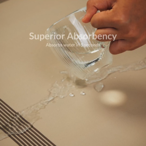 KAPAS LIVING | Diatomite Bath Mat | Fast Drying | Anti-Slip | Absorbent Tech Fabric Floor Mat