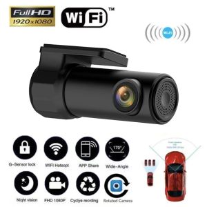 APP HD1080P Wifi USB MINI smart car connected to power DVR Dash camera night vision video recorder