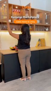 Cubic Kitchen Set Minimalis / Kabinet Dapur / Rak Dapur Basah / ELENA CLARA