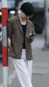 Áo Khoác Blazer Tay Lỡ JBAGY vải Cotton lạnh cao cấp 2024 - JK0109