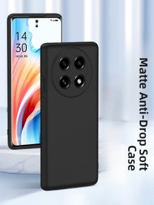 Henyou | Oppo A2 Series Frosted Silicone Phone Case Full Lens Protection Anti-Fall Soft Shell For Men And Women Creative Personality Business Style