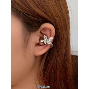 YINIMAO | Decorative Ear Clip Accessory for Huawei FreeClip2 Anti-drop Diamond Butterfly Clip