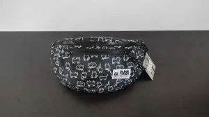 PUNKSTAR Water Resistant Fanny Pack Waist Bum Bag Crossbody Sling Bag Chest Daypacks Purses Pouch Running Jogging for Man Woman Kids