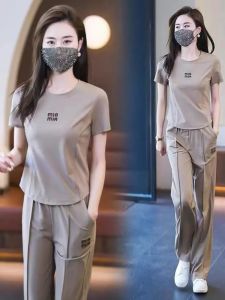 QIAOXIZI | Stylish Loose Fit Two-Piece Outfit for Plus Size Women