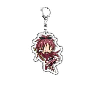 Bandai | Magical Girl Madoka Magica Acrylic Keychain Homura Akemi Cute DIY Pendant Accessory