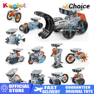 12 in 1 Science Experiment Robot Toy for Kid DIY Building Powered Learning Tool Education Robots Technological Gadgets Toys Gift
