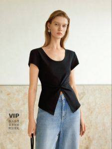 Versatile Knot Waist Slimming T-shirt
