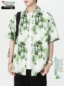 TUCANO | Thin Ice Silk Short Sleeve Floral Shirt