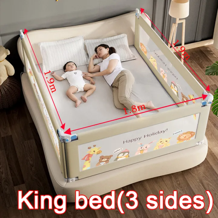 Baby bed guard rail best sale