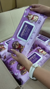 ทิชชู่เปียกสัตว์เลี้ยง  JAMWOW PET WIPES