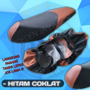 sarung kulit jok motor bahan import bisa pasang sendiri