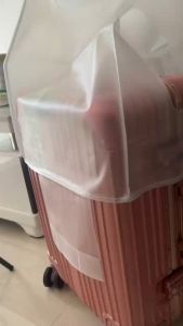 Trùm bọc vali Trắng EVA 20-24-28-30 inch không viền toàn thân nhiều size chống nước { hàng mới về}