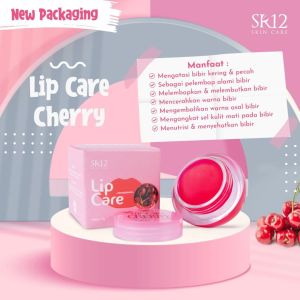 Lip Care Cherry Natural SR12 Lip Glow Serum Pencerah Pelembab Bibir Hitam Menjadi Pink Sehat Alami