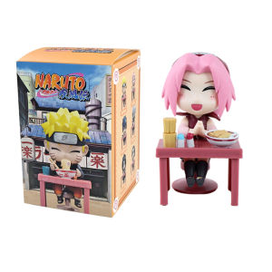 Bandai | New In Stock Bandai Naruto Breeze Ramen Lamian Noodles Theme Blind Box Handmade Ornament Gift Naruto Sasuke Model Toys