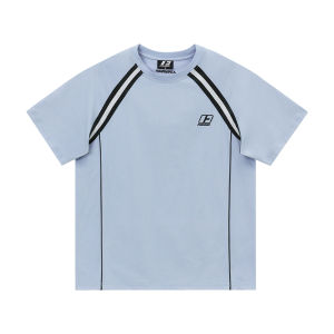 Quick Dry Short Sleeve Summer T-Shirt for Men Youth Casual Cotton Polyester Blend American Style Couple Half Sleeve Shirt