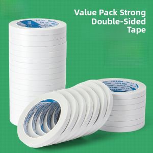 Powerful Double-Sided Tape High Viscosity Thin Gift for Children Students Handcraft Creative Stick Wall Fixation Half Transparent