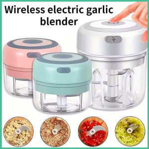 Đa chức năng dụng cụ xay tỏi điện máy tính bảng không dây USB máy xay rau và Ớt máy xay thức ăn máy xay thực phẩm công cụ nhỏ bếp dung tích 250ml