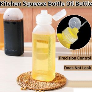Kitchen Squeeze Bottle Oil Bottle Dispenser Simple Control Oil Pot Screaming Oil Bottle Olive Oil Spray Bottles