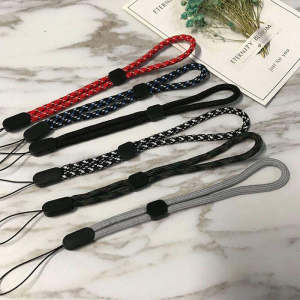 C.three Anti-lost lanyard mobile phone case key chain adjustable short wrist strap mobile phone accessories COD