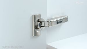 BLUM CLIP top BLUMOTION 155° Hinge (Overlay Hinge)  (WITH MOUNTING PLATE)