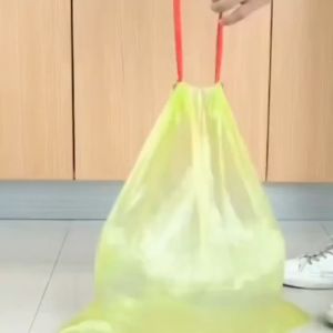 Kantong Plastik Sampah Dengan Tali Model Roll Gulung anti bocor mudah dibawa