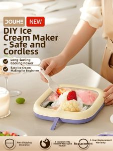Douhe | Stainless Children-friendly DIY No Electricity Required Ice Cream and Frozen Yogurt Maker